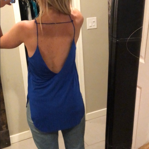 Express Royal Blue Top with Strappy Back - Picture 5 of 5